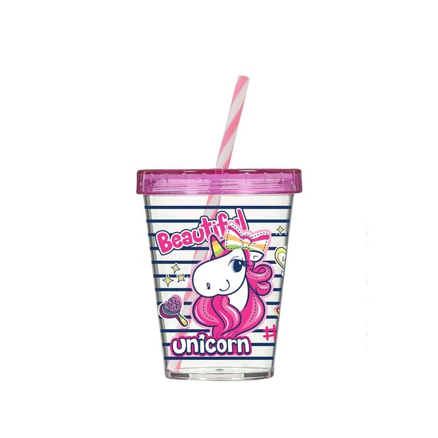 כוס קש חד קרן 450 מ”ל