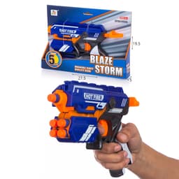 אקדח משיכה עם מחסנית וחיצי נגיחה