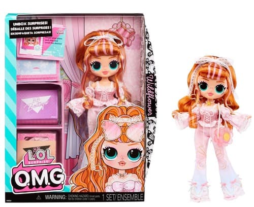 בובת אופנה LOL OMG - וויילד פלאוור עם הפתעות