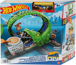 הוט ווילס עיר חנות הפיצות עם לופ של תנין