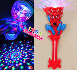 שרביט כרוסלה עכביש 33 ס"מ כולל סוללות