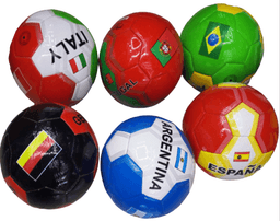 כדורגל מדינות גודל 2 מיקס 6 דגמים