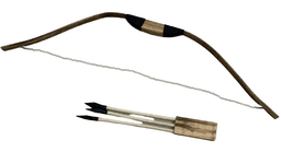 חץ וקשת 90 ס"מ כולל מנשא ו 3 חצים
