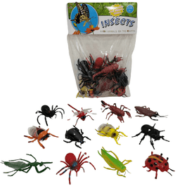 חרקים גודל 10 ס"מ כולל 12 יחידות