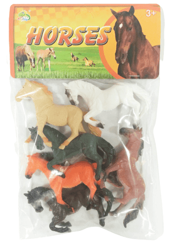סוסים כולל 6 סוסים גודל 13 ס"מ
