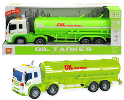 משאית מיכלית דלק כולל צלילים ואורות גודל 37 ס"מ כולל סוללות