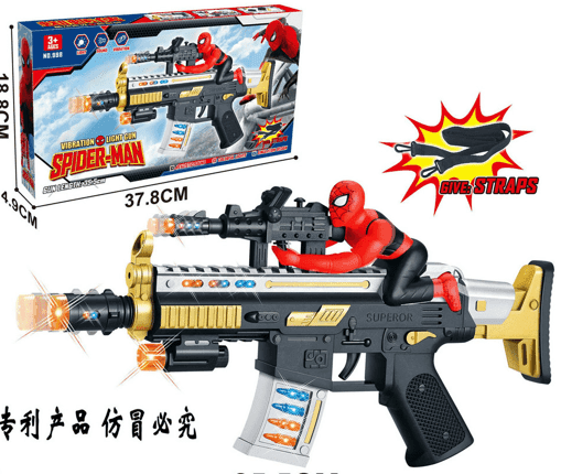 רובה עכביש כולל אורות ומוזיקה