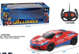 מכונית שלט פרארי עכביש 4 כיוונים גודל 19 ס"מ