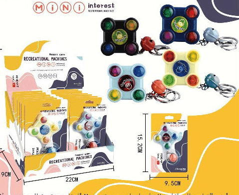 מיני משחק זכרון סיימון מחזיק מפתחות