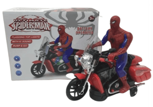 אופנוע עכביש כולל אורות ומוזיקה