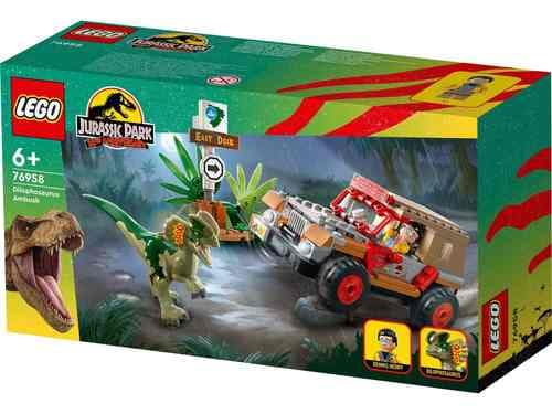 לגו פארק היורה - מארב הדילופוזאורוס 76958