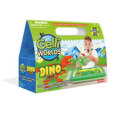 זימפלי Zimpli - ערכת משחק Gelli Worlds - דינוזאורים