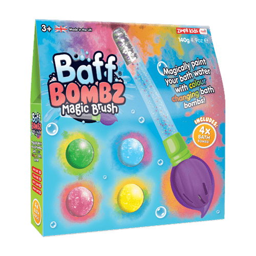 זימפלי Zimpli - פצצות אמבטיה עם מברשת הקסם Magic Brush Baff Bombz