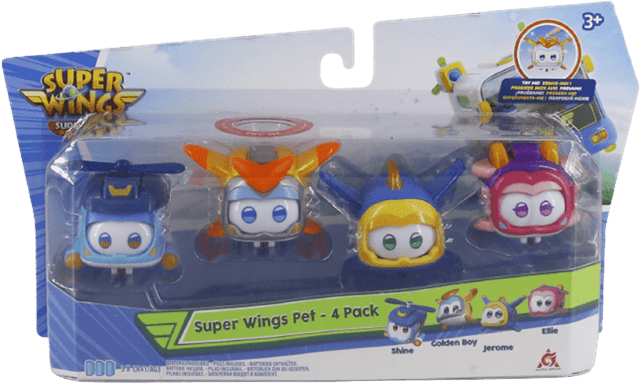 מטוסי על - מארז 4 דמויות גורים (אלי) עונה 7