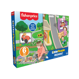 משטח פעילות פאזל קשיח 6 חלקים פישר פרייס Megamat