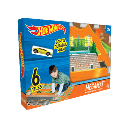 משטח פעילות פאזל קשיח הוט ויילס 6 חלקים Megamat