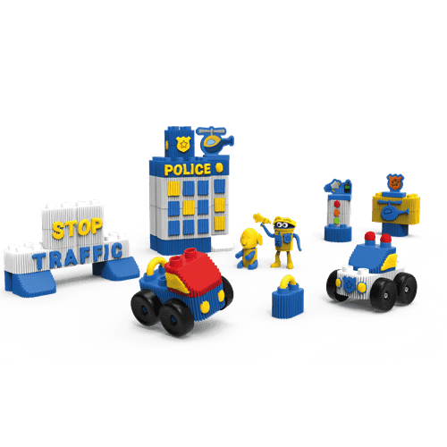 Play Doh - סט בילדו 60 חלקים - משטרה