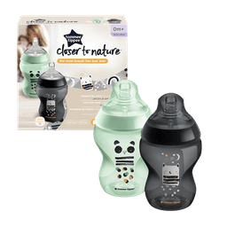 זוג בקבוקים 260 מ"ל מאויירים 0m+ מסדרת Closer To Nature