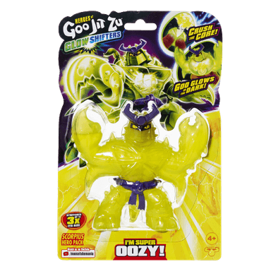 גו ג'יט זו - בובה נמתחת זוהרת בחושך - סטרץ' Glow Shifter בנגאל - Goo Jit Zu