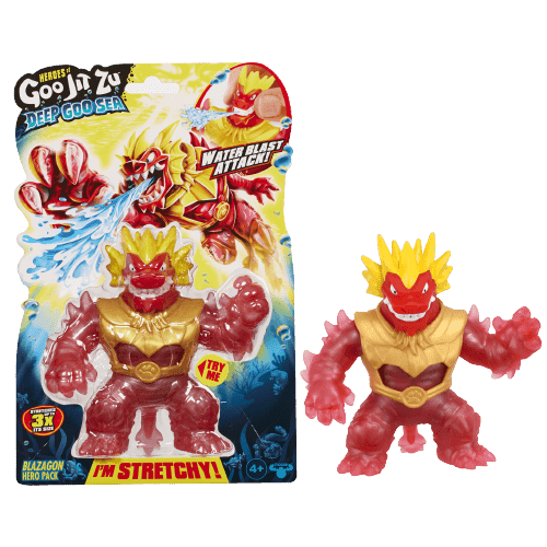 גו ג'יט זו - בובה נמתחת מפלצות ים - סטרץ' Deep Goo Sea בלזאגון - Goo Jit Zu