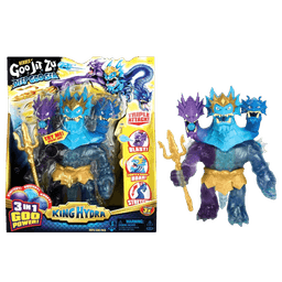 גו ג'יט זו - בובה נמתחת מפלצות ים - סטרץ' Deep Goo Sea קינג HYDRA מלך הסטרצ'ים - Goo Jit Zu