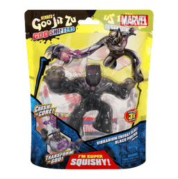גו ג'יט זו X מארוול - בובה נמתחת - סטרץ' Goo Shifters גיבורי על הפנתר השחור - Goo Jit Zu