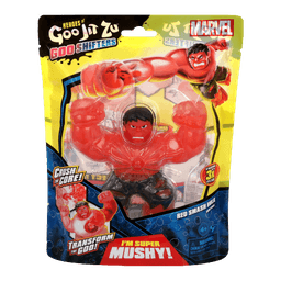 גו ג'יט זו X מארוול - בובה נמתחת - סטרץ' Goo Shifters גיבורי על האלק האדום - Goo Jit Zu