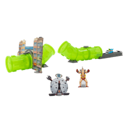 צבי הנינג'ה על גלגלים - ערכת משחק צינורות רמפה - טירוף המוטנטים