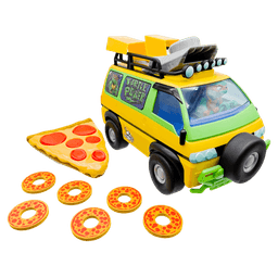 צבי הנינג'ה על גלגלים - רכב יורה פיצה - טירוף המוטנטים