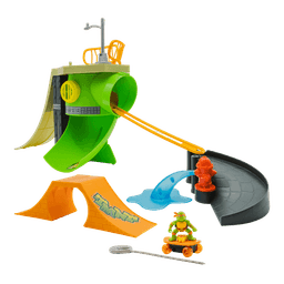 צבי הנינג'ה על גלגלים - ערכת משחק סטריט רמפה - טירוף המוטנטים