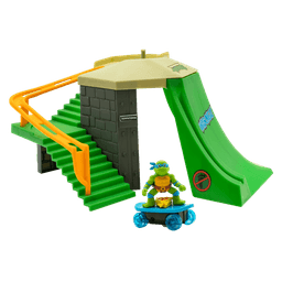 צבי הנינג'ה על גלגלים - ערכת משחק מגרש סקייטבורד רמפה - טירוף המוטנטים