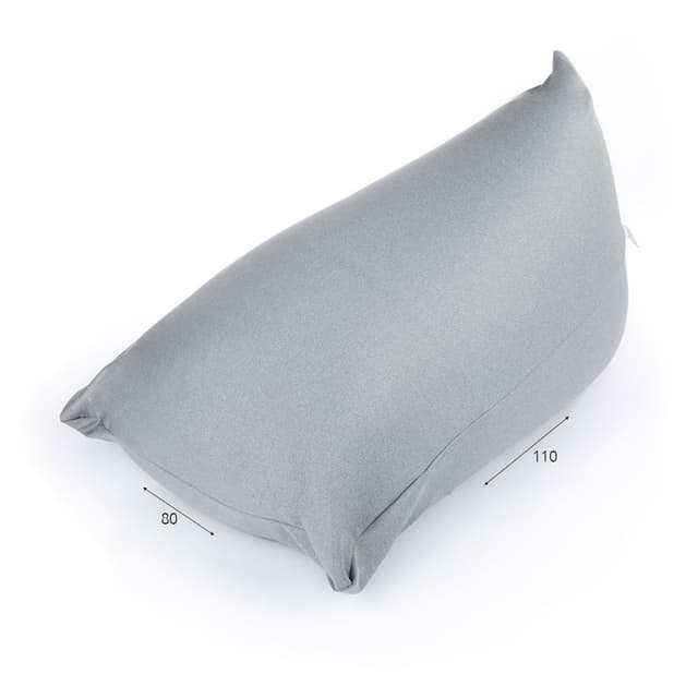 פוף לייקרה נמתח 80*110 ס”מ אפור