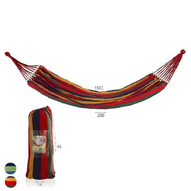 ערסל בד זוגי מוטות עץ