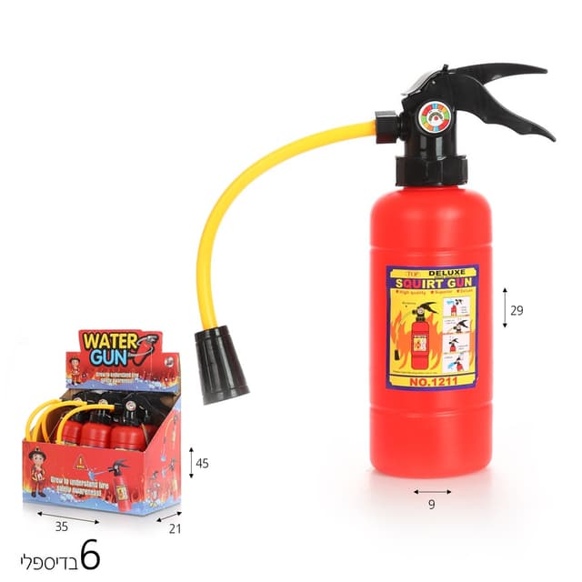 משפריץ מים מטף כיבוי