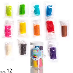 הבצק שלי – מארז הצבעים 12 יח’