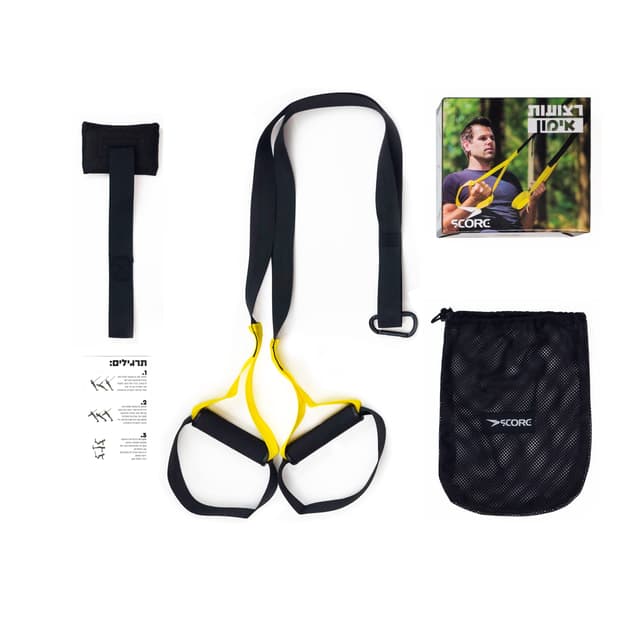 ערכת רצועות אימון כוח SCORE בתיק דגם P1