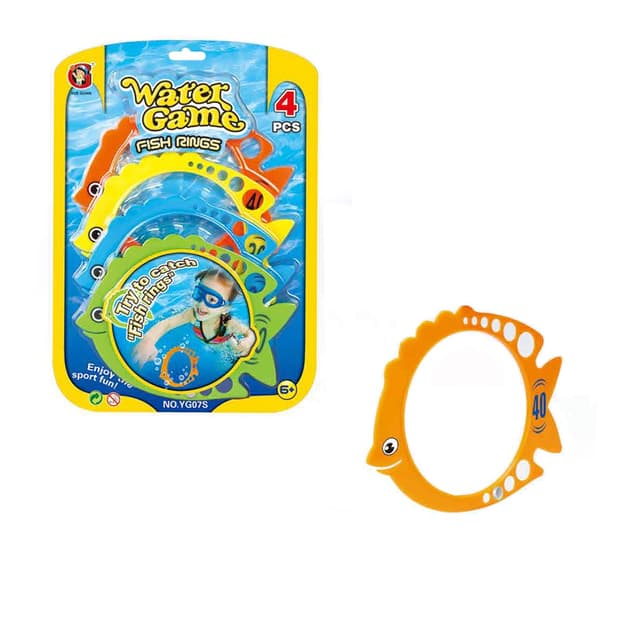 משחק צלילה טבעות דג