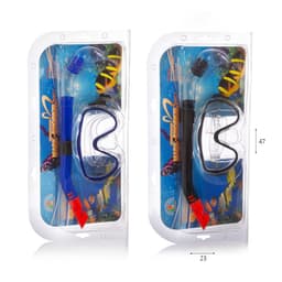 ערכת צלילה משקפת ושנורקל למבוגרים