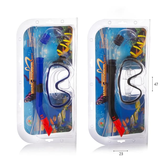 ערכת צלילה משקפת ושנורקל למבוגרים