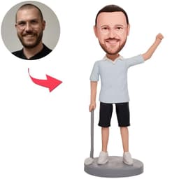 בובל הד - שחקן גולף שמח