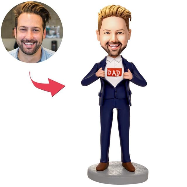 בובל הד - חליפה כחולה עסקית סופר אבא