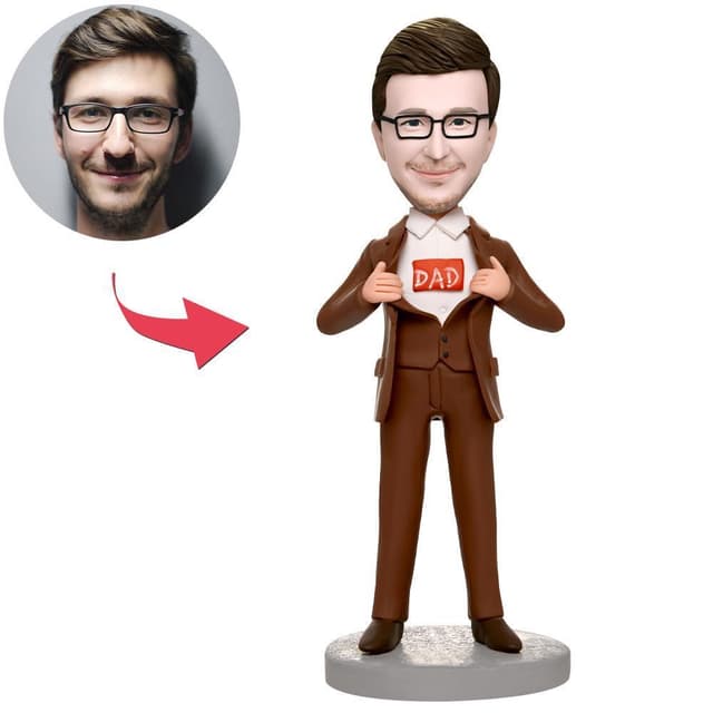 בובל הד - חליפה חומה עסקית סופר אבא