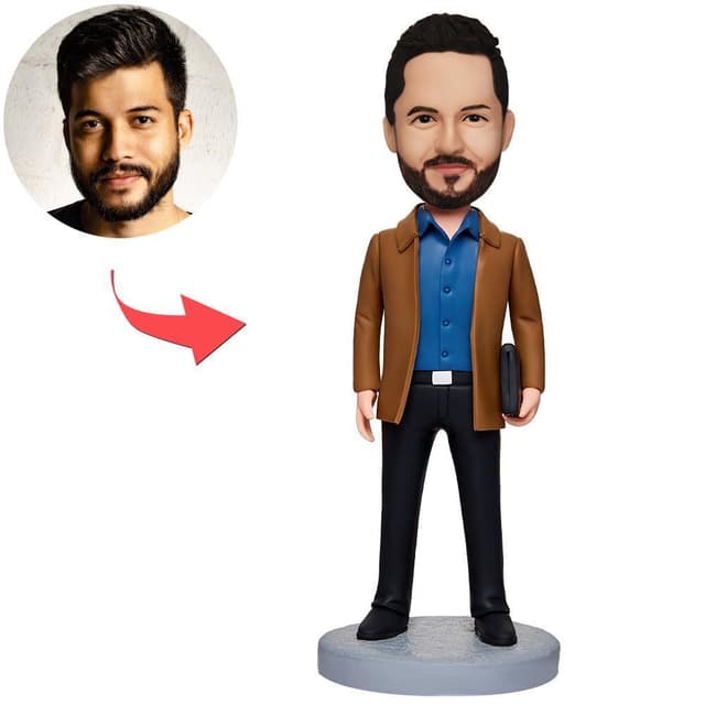 בובל הד - איש עסקים בגדים חומים