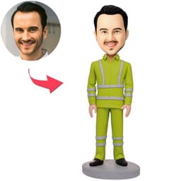 בובל הד - כבאי לובש בגדי כיבוי