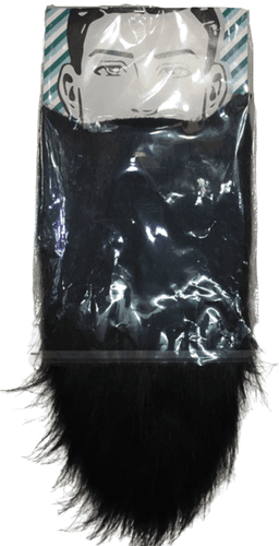 זקן ארוך שחור בשקית על כארד