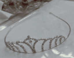 כתר נסיכות מתכת כסף