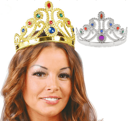 כתר מלכה מפואר בשקית PVC עם כארד