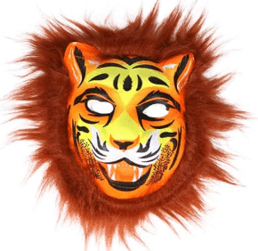 מסכה ציטה עם שיער על כארד/ 6 יחידות במארז