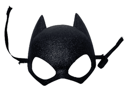 מסכה שחורה קוצים על כארד/ 6 יחידות במארז