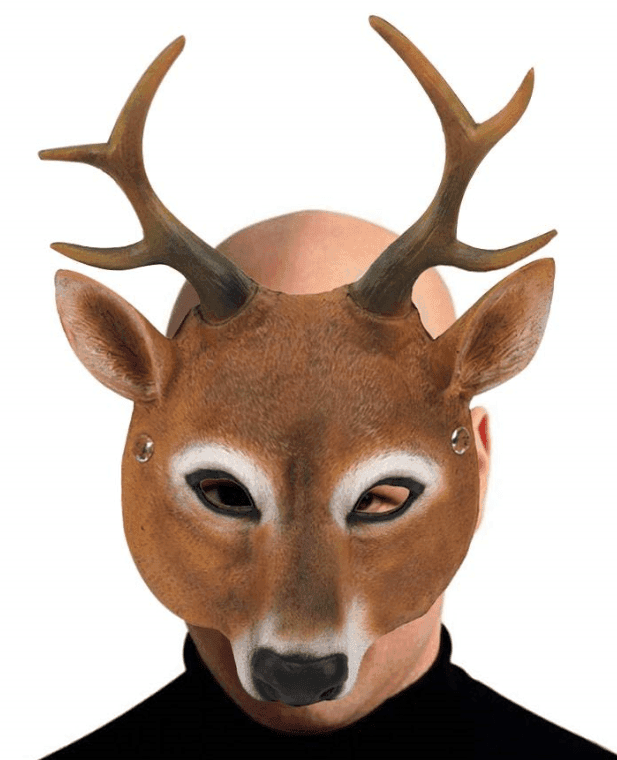 מסכה אייל איכותית מחומר גומי רך על כארד תלייה / 2יחידות במארז